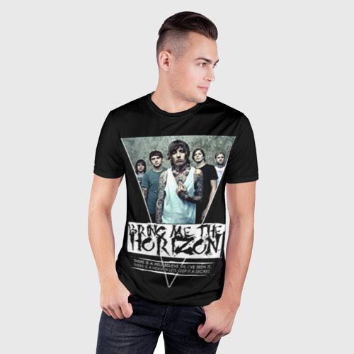 Мужская футболка 3D Slim Bring Me The Horizon, цвет 3D печать - фото 3