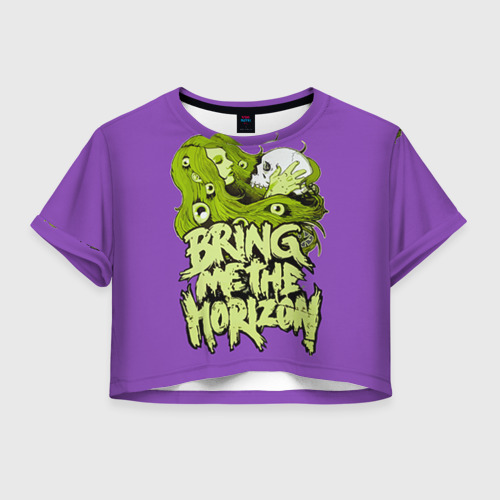 Женская футболка Cropp-top Bring Me The Horizon Фото 01 Женская футболка Cropp-top Bring Me The Horizon Фото 01
