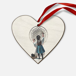 Деревянная игрушка Сердце Bring Me The Horizon