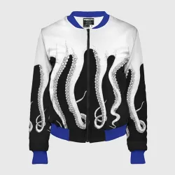 Женский бомбер 3D Octopus