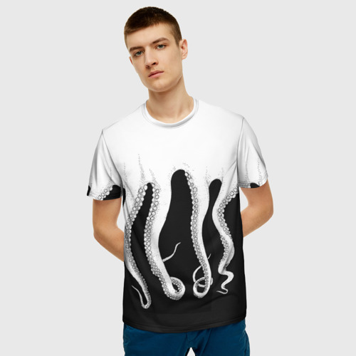Мужская футболка 3D Octopus Фото 01