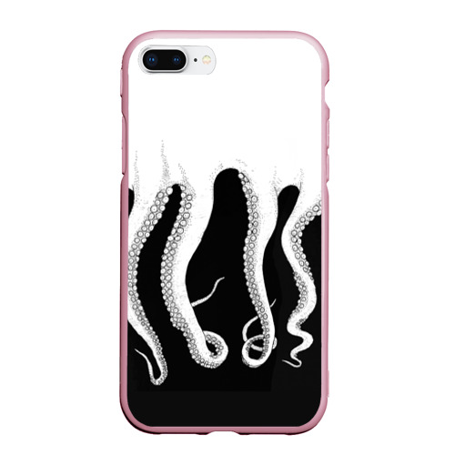 Чехол для iPhone 7Plus/8 Plus матовый Octopus, цвет розовый