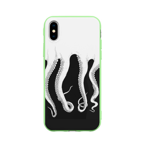 Чехол для iPhone X матовый Octopus Фото 01 Чехол для iPhone X матовый Octopus Фото 01