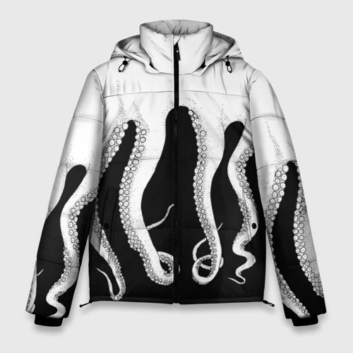 Мужская зимняя куртка 3D Octopus