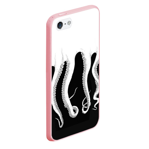 Чехол для iPhone 5/5S матовый Octopus, цвет баблгам - фото 3