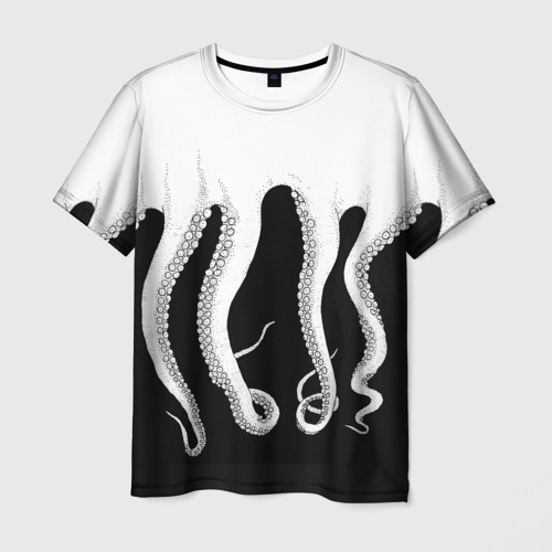 Мужская футболка 3D Octopus, цвет 3D печать