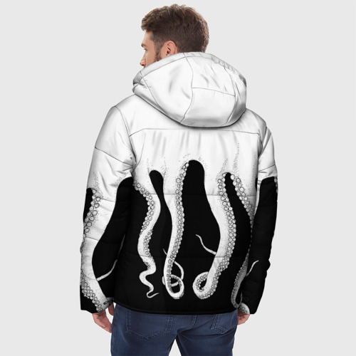 Мужская зимняя куртка 3D Octopus, цвет красный - фото 4