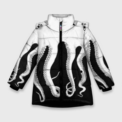 Зимняя куртка для девочек 3D Octopus