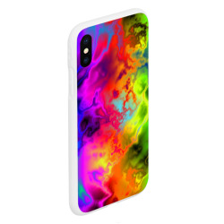 Чехол для iPhone XS Max матовый Красочное безумие - фото 2