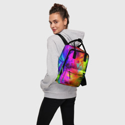 Женский рюкзак 3D Красочное безумие - фото 2