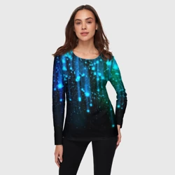 Женский лонгслив 3D Новогоднее чудо - фото 2