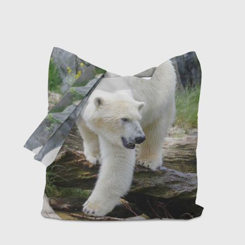 Шоппер 3D Белый медведь - фото 4