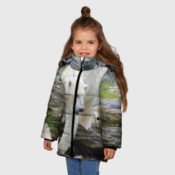Зимняя куртка для девочек 3D Белый медведь - фото 2
