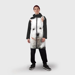 Дождевик унисекс 3D Вест-хайленд-уайт-терьер щенок - фото 2