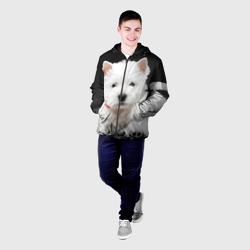 Мужская куртка 3D Вест-хайленд-уайт-терьер - фото 2
