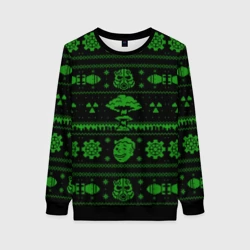 Женский свитшот 3D Ядерная зима