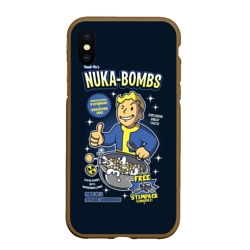 Чехол для iPhone XS Max матовый Nuka Bombs