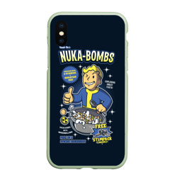 Чехол для iPhone XS Max матовый Nuka Bombs