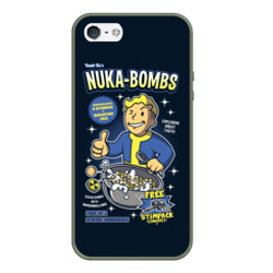 Чехол для iPhone 5/5S матовый Nuka Bombs