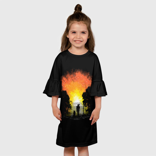 Детское платье 3D Wasteland Apocalypse, цвет 3D печать - фото 4