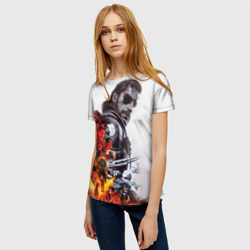 Женская футболка 3D Metal gear solid 2 - фото 2
