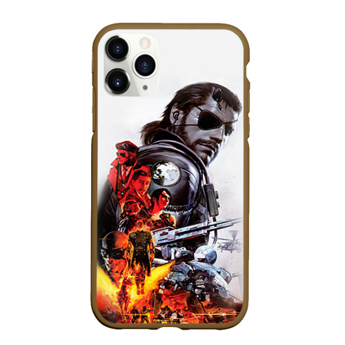 Чехол для iPhone 11 Pro Max матовый Metal gear solid 2, цвет коричневый