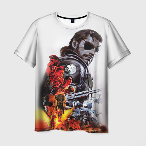 Мужская футболка 3D Metal gear solid 2