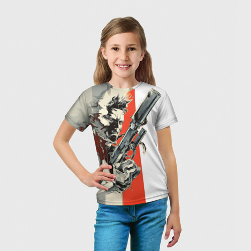 Детская футболка 3D Metal gear solid 3, цвет 3D печать - фото 5