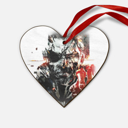 Деревянная игрушка Сердце Metal gear solid 5