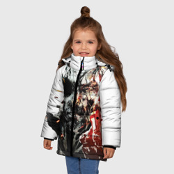 Зимняя куртка для девочек 3D Metal gear solid 5 - фото 2