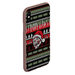 Чехол для iPhone XS Max матовый Freddy Christmas - фото 2