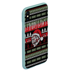 Чехол для iPhone XS Max матовый Freddy Christmas - фото 2