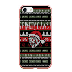 Чехол для iPhone 7/8 матовый Freddy Christmas