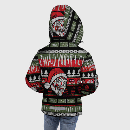 Зимняя куртка для мальчиков 3D Freddy Christmas, цвет красный - фото 4