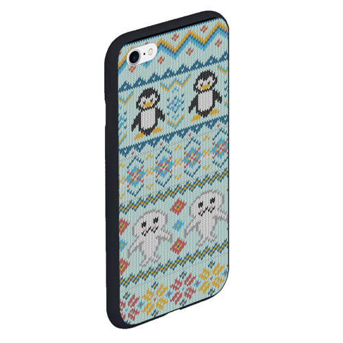 Чехол для iPhone 6Plus/6S Plus матовый Детский вязаный узор Фото 01 Чехол для iPhone 6Plus/6S Plus матовый Детский вязаный узор Фото 01