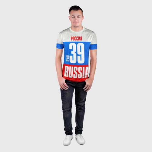 Мужская футболка 3D Slim Russia (from 39), цвет 3D печать - фото 4
