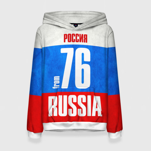 Женская толстовка 3D Russia (from 76)