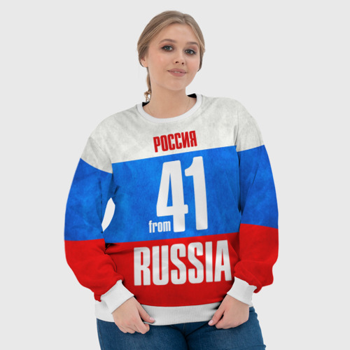 Женский свитшот 3D Russia (from 41), цвет 3D печать - фото 6