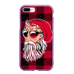 Чехол для iPhone 7Plus/8 Plus матовый Санта хипстер