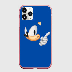 Чехол для iPhone 11 Pro Max матовый Соник