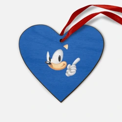 Деревянная игрушка Сердце Соник