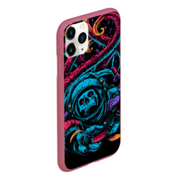 Чехол для iPhone 11 Pro Max матовый Космический осьминог - фото 2