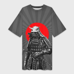 Платье-футболка 3D Мертвый самурай