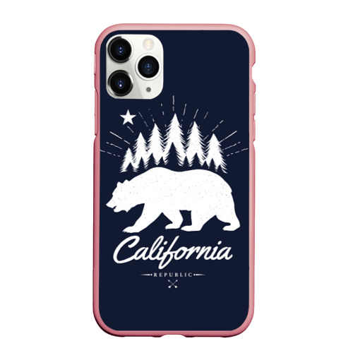 Чехол для iPhone 11 Pro Max матовый California Republic, цвет баблгам