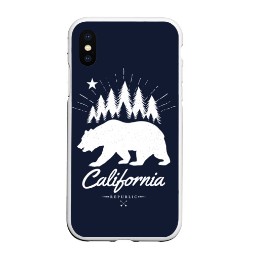 Чехол для iPhone XS Max матовый California Republic