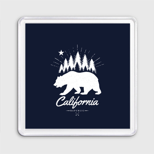 Магнит 55*55 California Republic