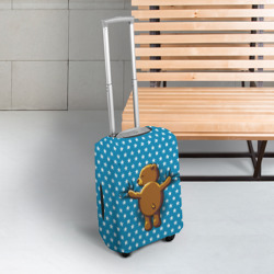 Чехол для чемодана 3D Медвежьи объятия - фото 2