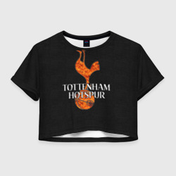 Женская футболка Crop-top 3D Тоттенхэм Хотспур