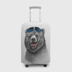 Чехол для чемодана 3D Счастливый медведь