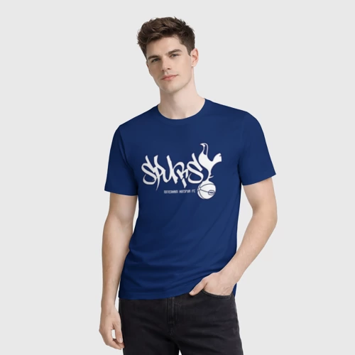 Мужская футболка 3D с принтом Тоттенхэм Хотспур - logo, фото на моделе #1